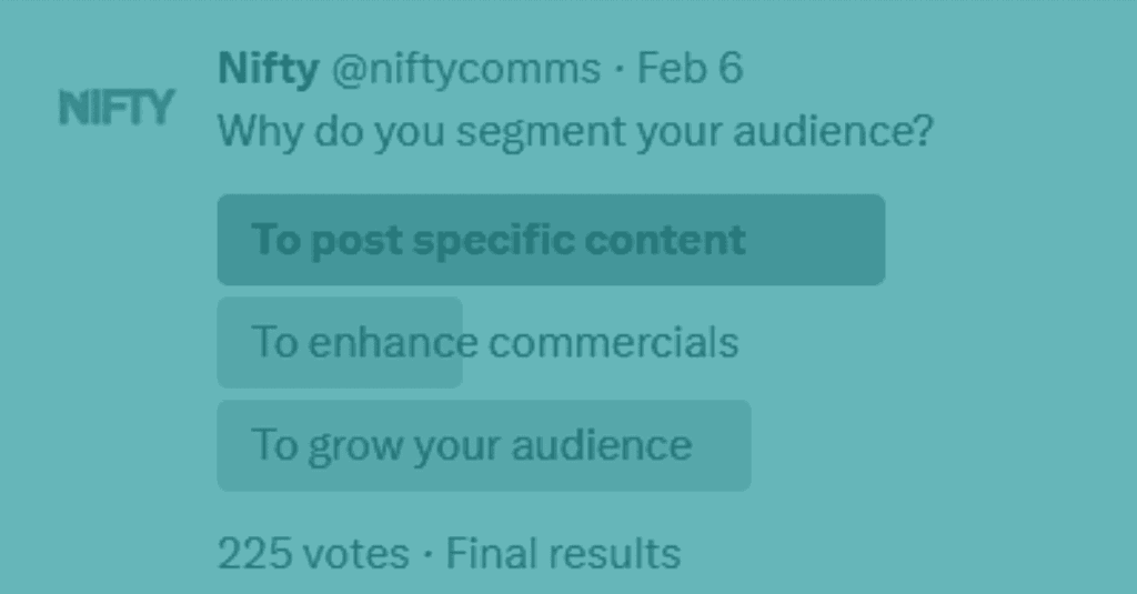 Why Do You Segment Your Audience